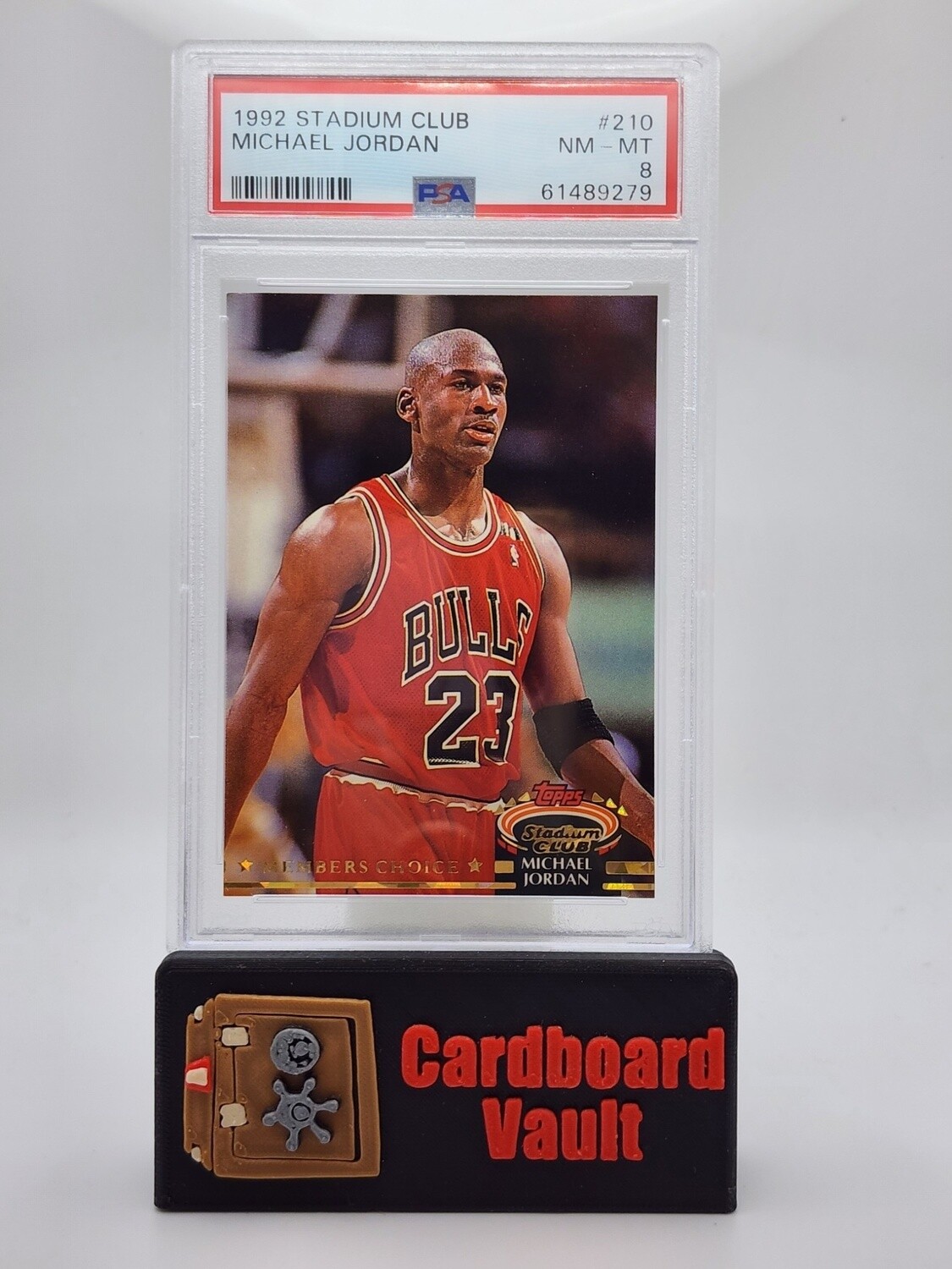 1992 Stadium Club Michael Jordan #210 PSA 8