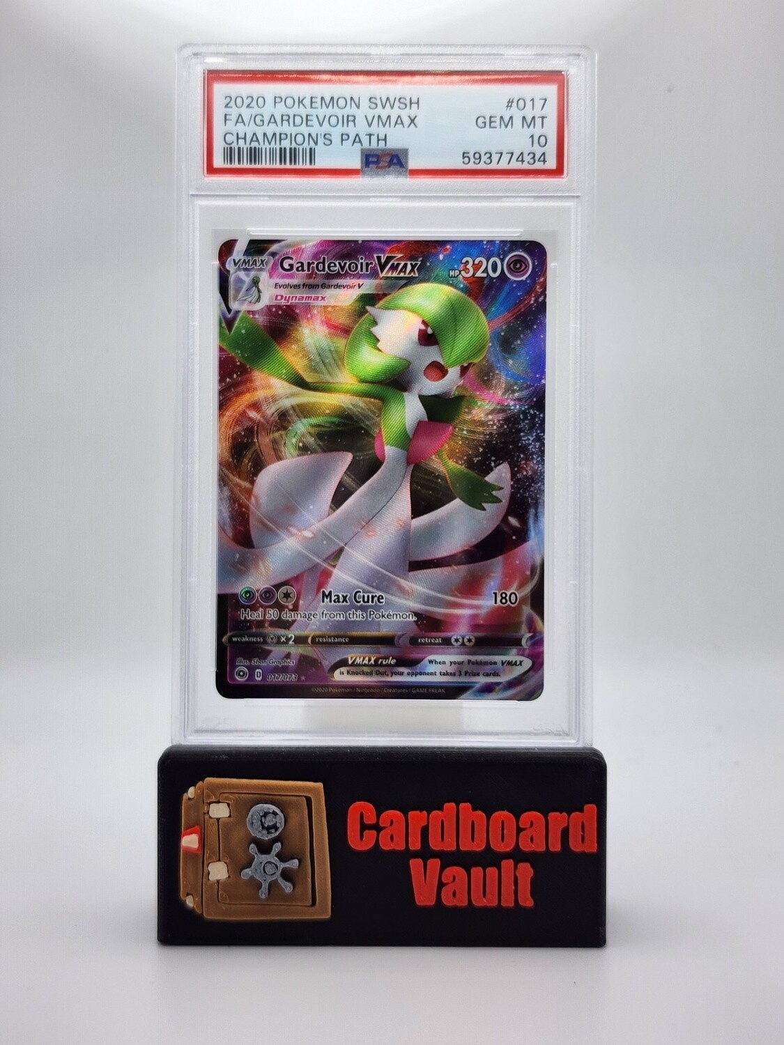 2020 Pokémon Gardevoir Vmax Full Art #017 PSA 10