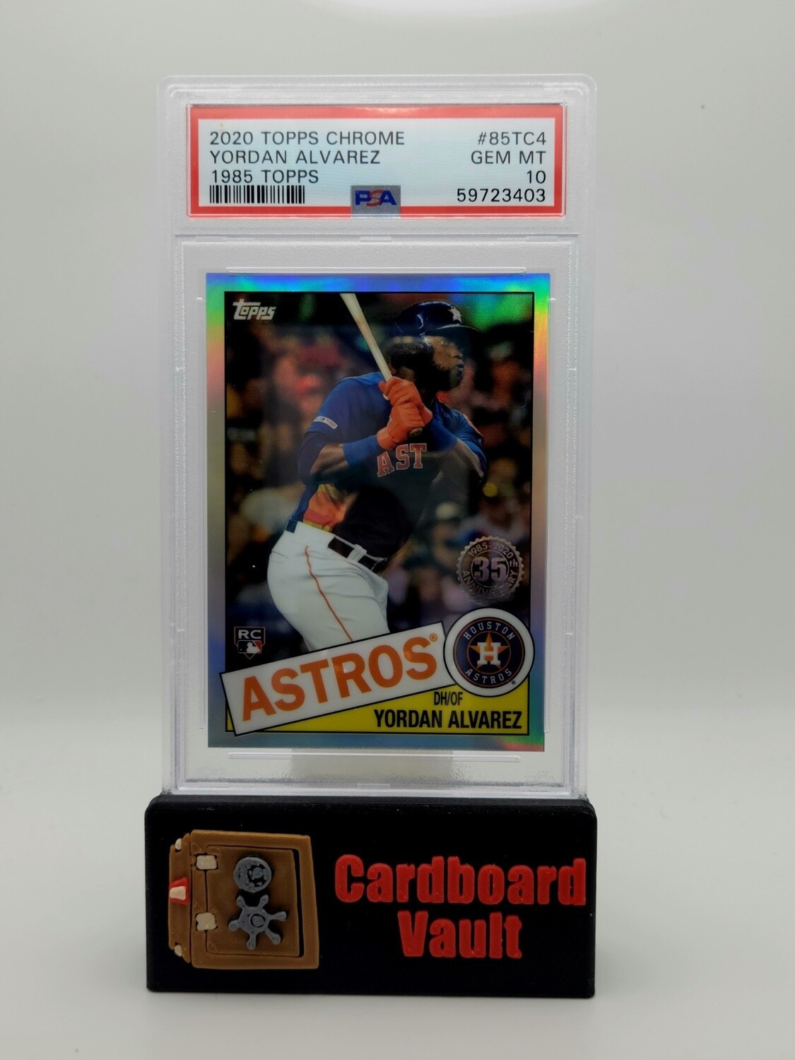 2020 Topps Chrome Yordan Alvarez 1985 Topps # 85TC4 PSA 10
