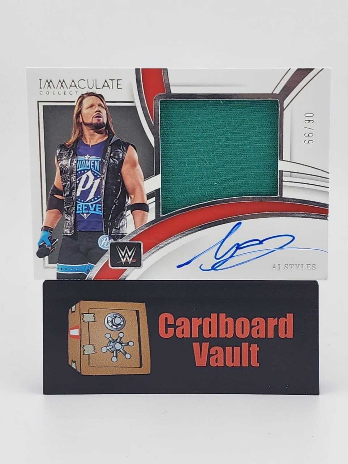2022 Immaculate Premium Memorabilia AJ Styles #PM_AJS 06/99