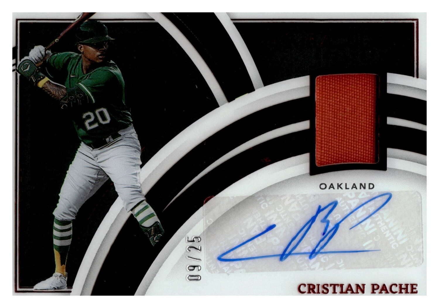 2022 Immaculate Cristian Pache Autograph Patch #CIMS-CP Red 09/25