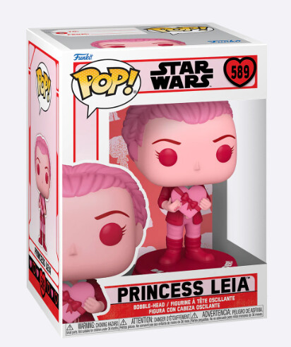 Star Wars Valentines Leia Funko Pop! Vinyl Figure 589
