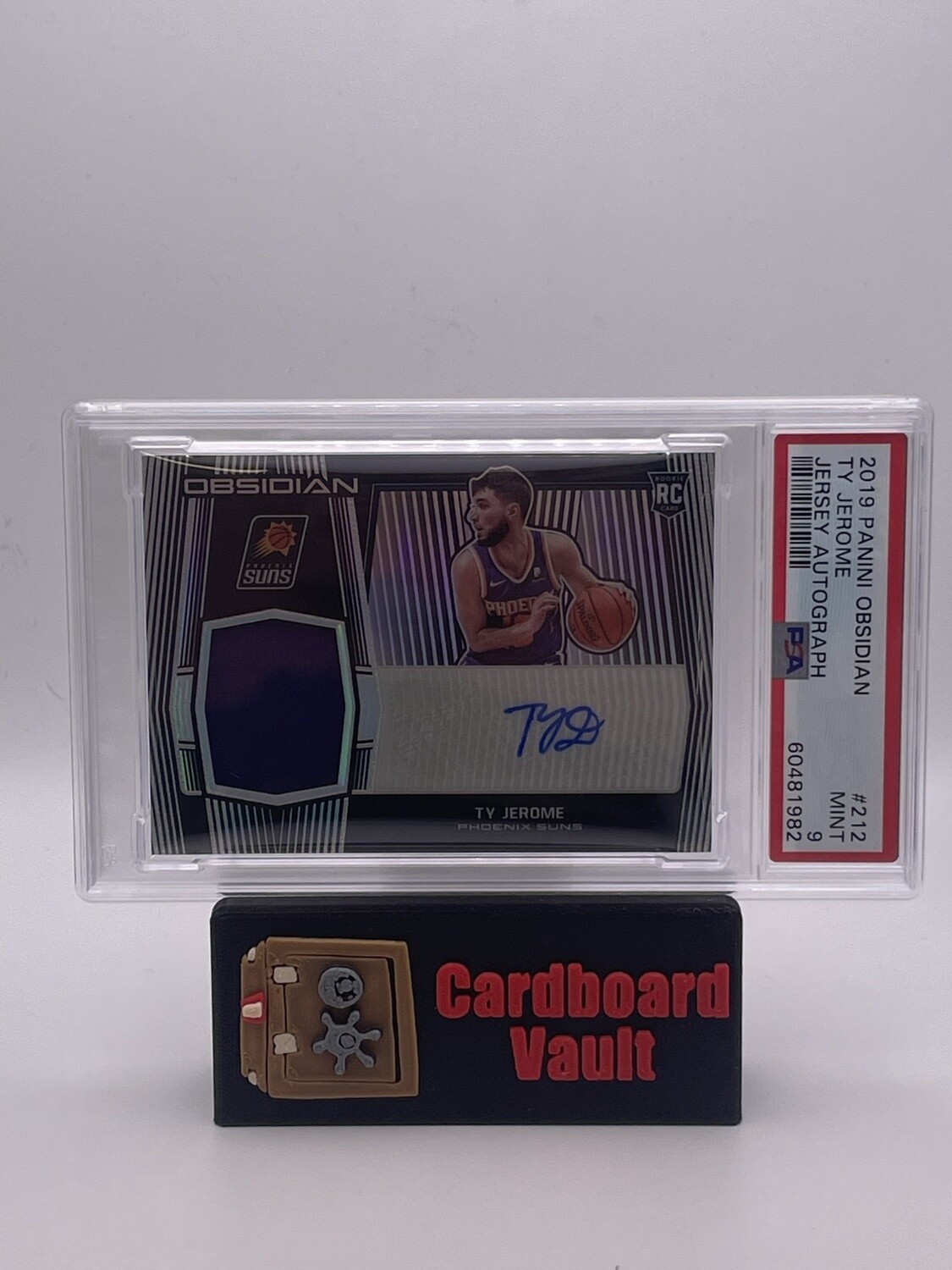 2019 Obsidian Ty Jerome Jersey Autograph 15/99 No. 212 PSA 9 60481982