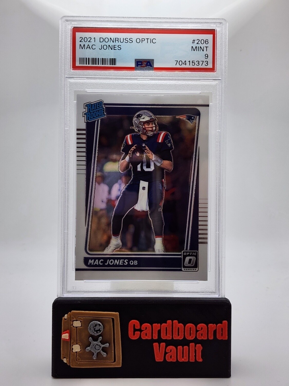 2021 Donruss Optic Rated Rookie Mac Jones #206 PSA 9 70415373