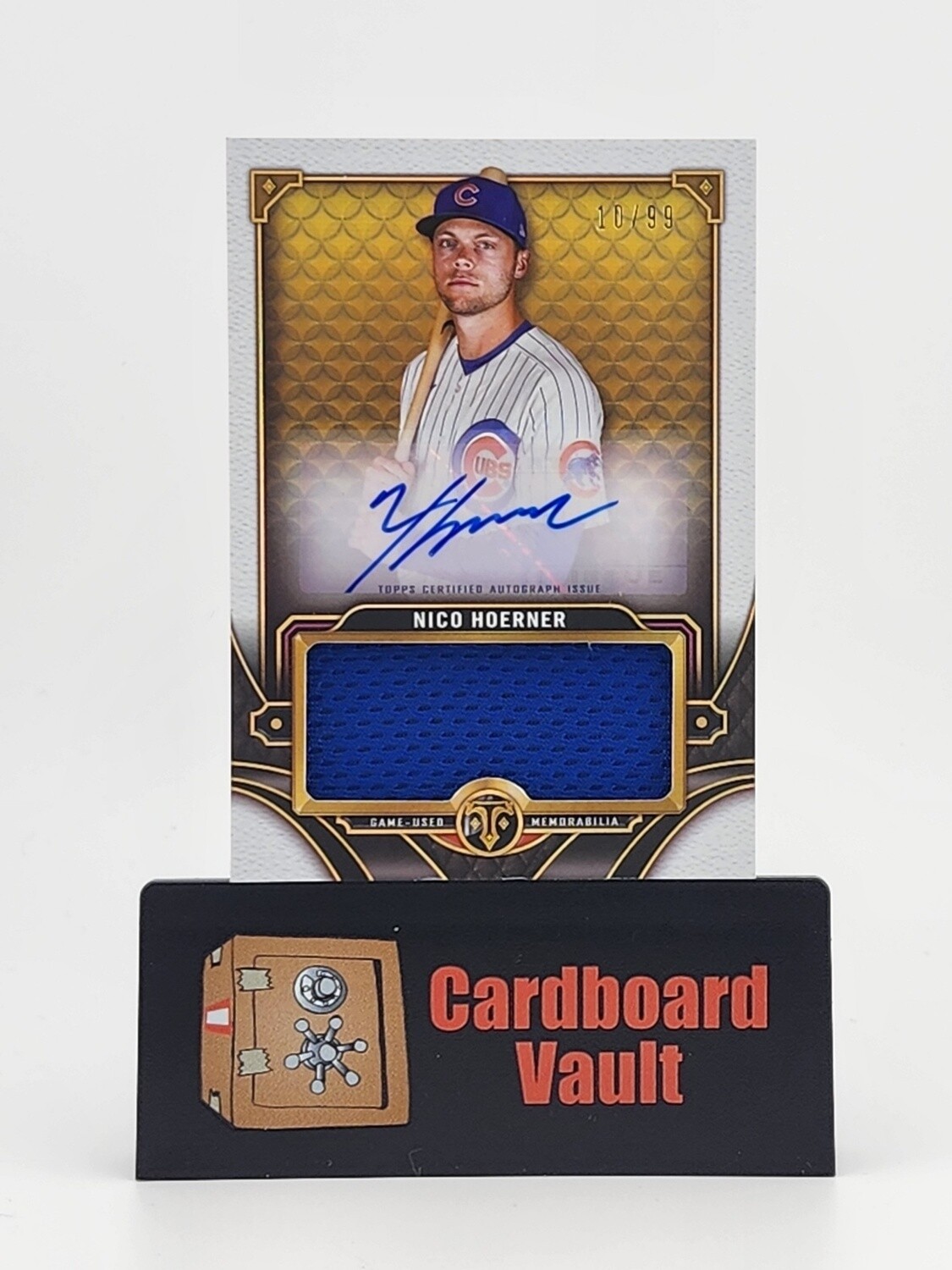 2022 Topps Triple Threads Nico Hoerner Autograph Jumbo Relic #ASJR-NH 10/99