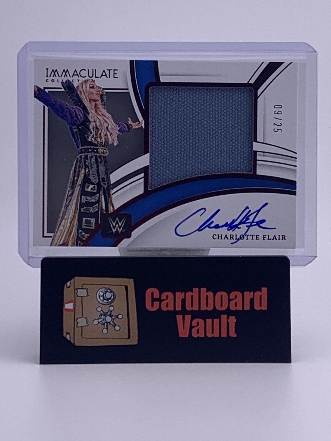 2022 Immaculate Charlotte Flair Autograph Relic #PM-CFL 09/25