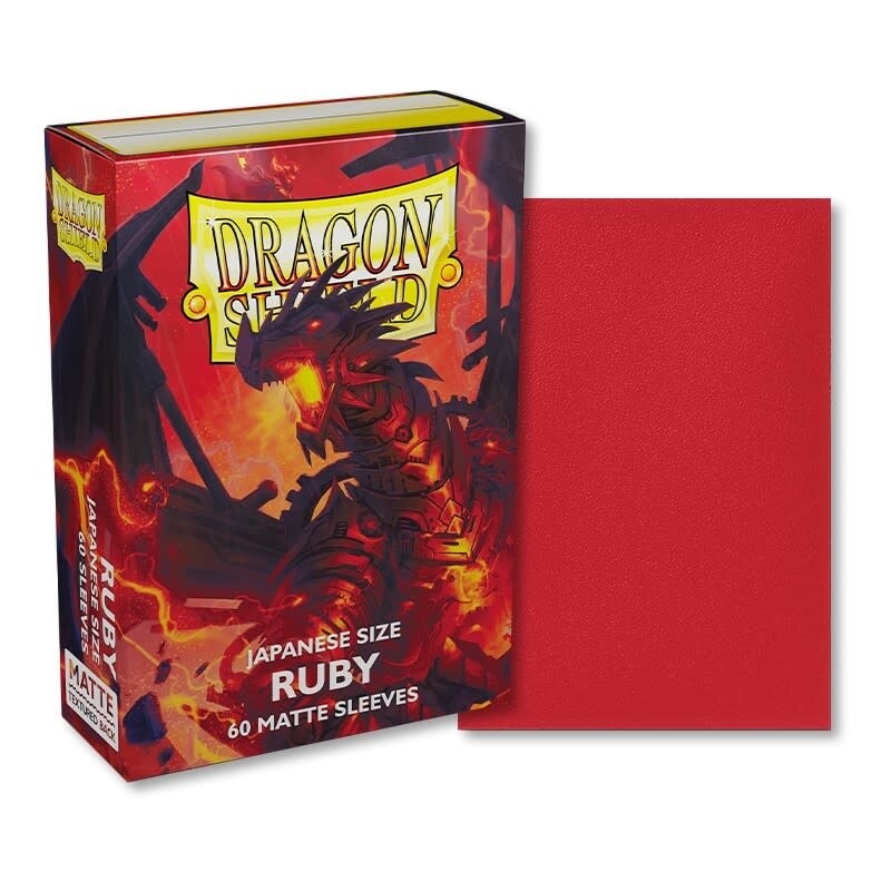 Dragon Shield 60ct Deck Protector Mini Japanese Matte Ruby