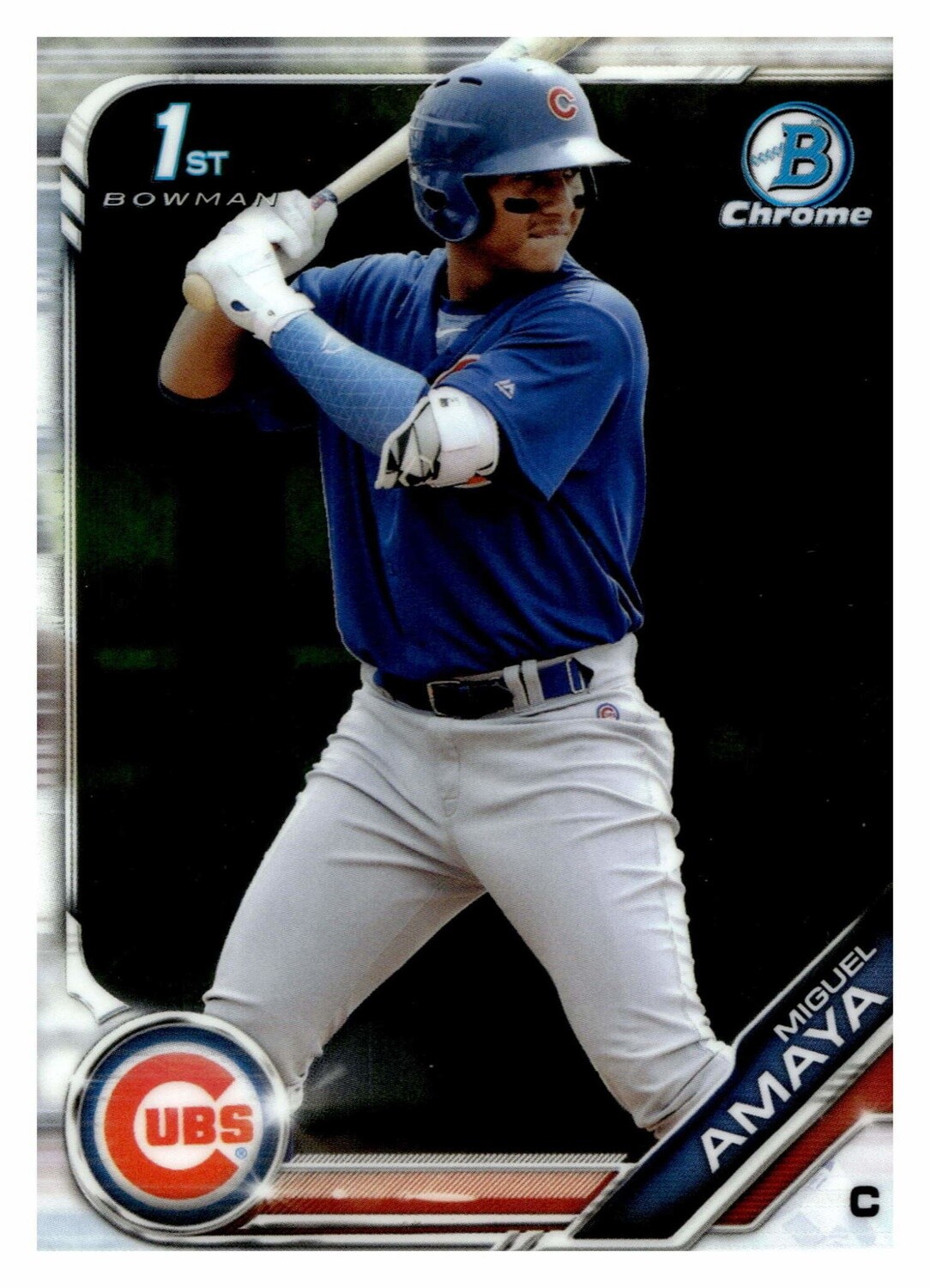 2019 Bowman Chrome 1st Prospect Miguel Amaya BCP-35