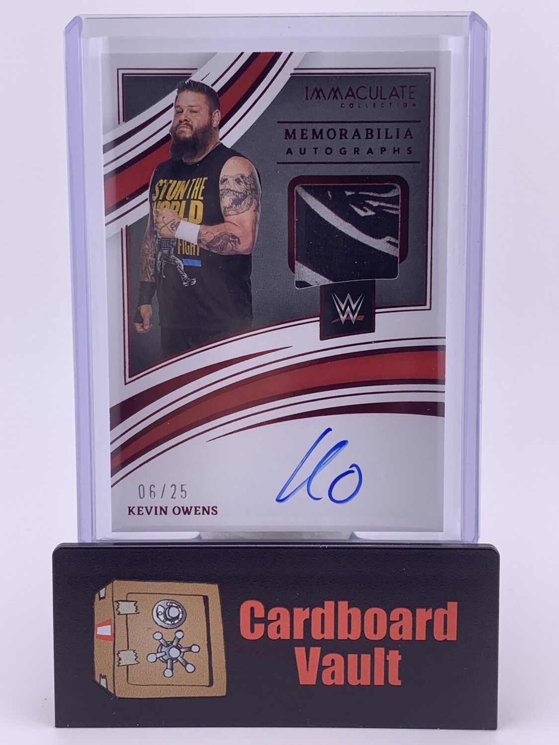 2022 Immaculate Memorabilia Autographs Kevin Owens #MA-KOW 06/25