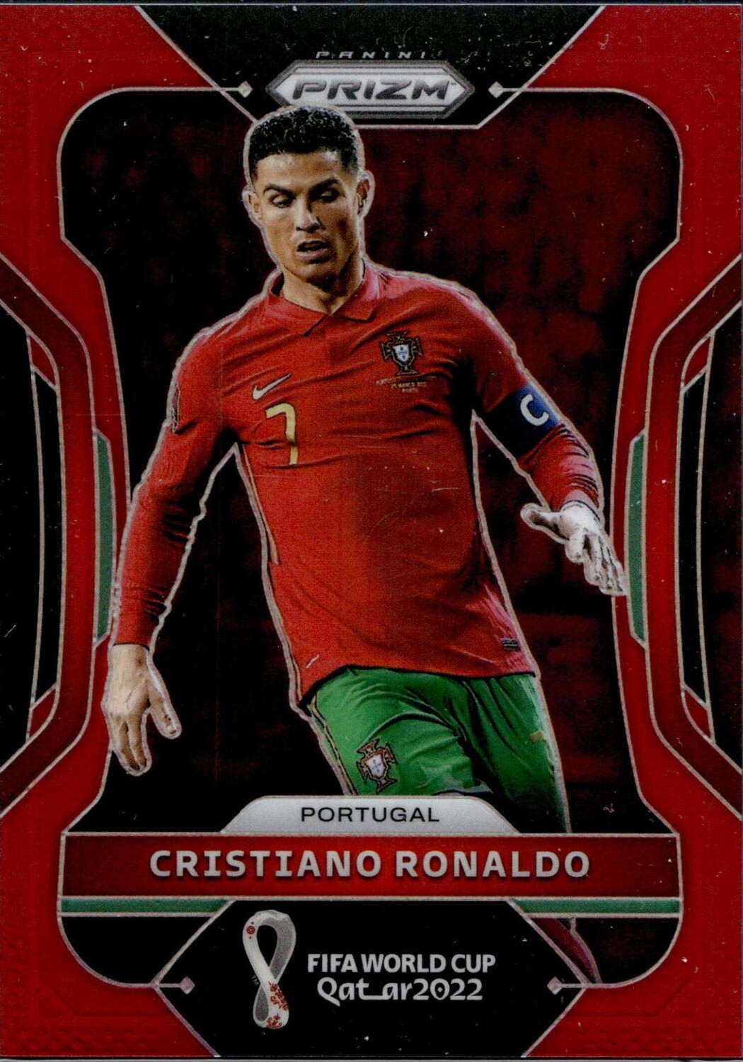2022 Prizm Fifa World Cup Qutar Cristiano Ronaldo #175 Red Prizm 284/399