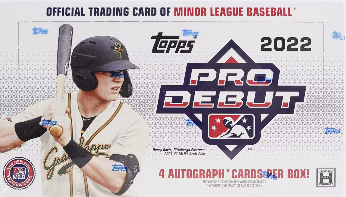 2022 Topps Pro Debut Baseball Hobby Sealed Case (12 Box Case)
