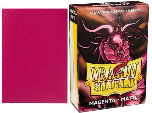 Dragon Shield 60ct Deck Protector Mini Japanese Matte Magenta