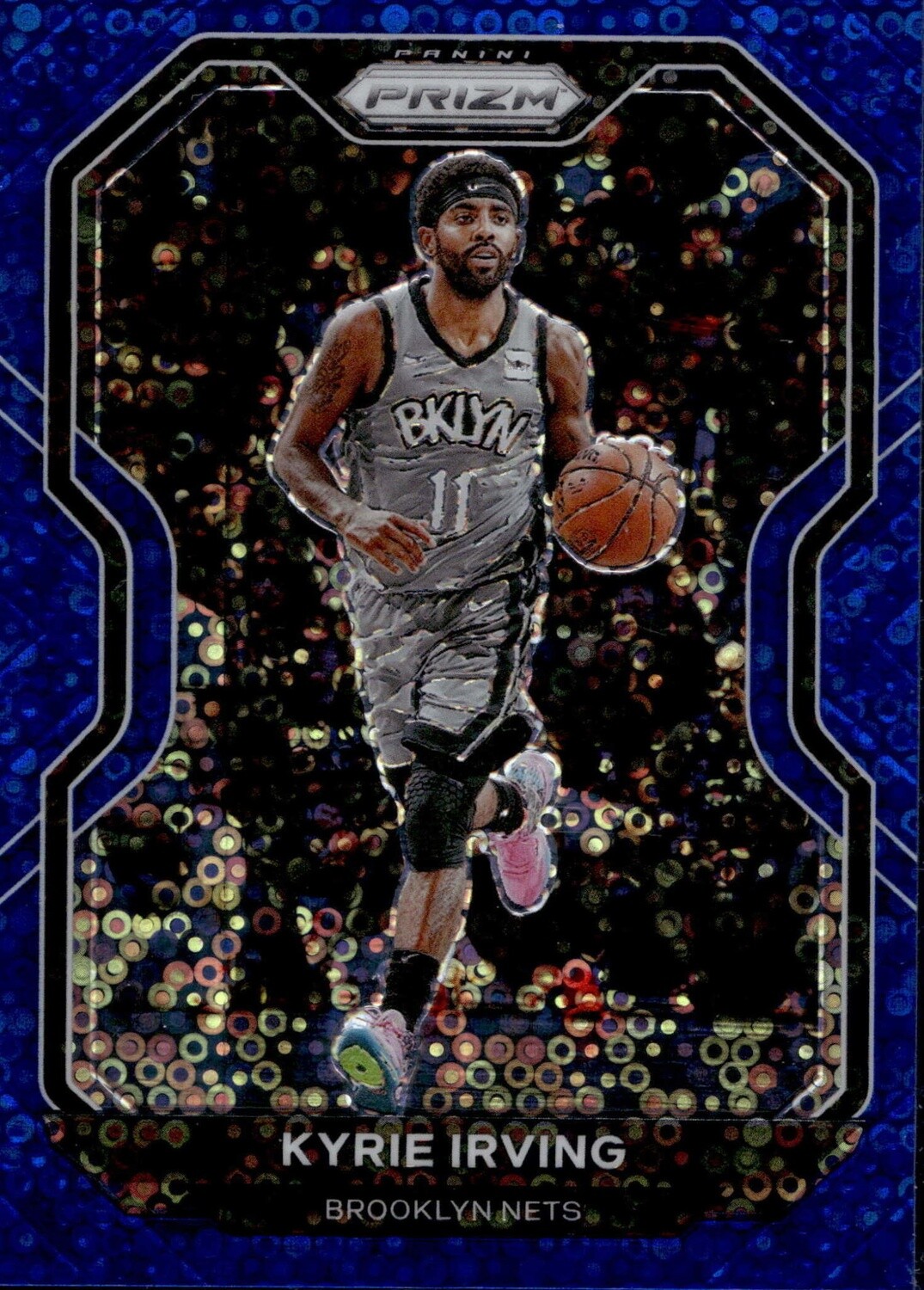 2020-21 Donruss Prizm Kyrie Irving #139 Blue Disco 061/175