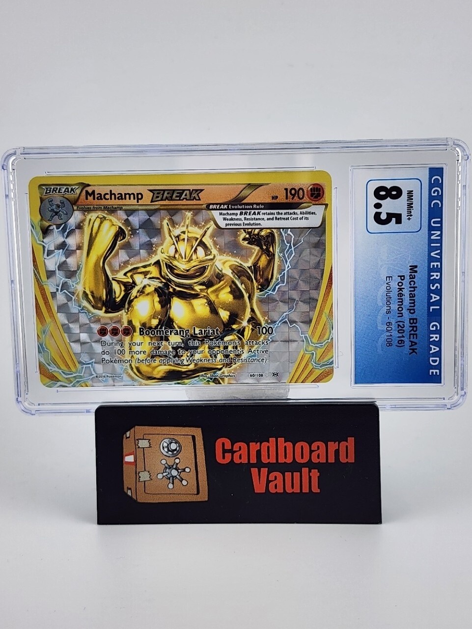 2016 Pokémon Machamp BREAK #60 CGC 8.5
