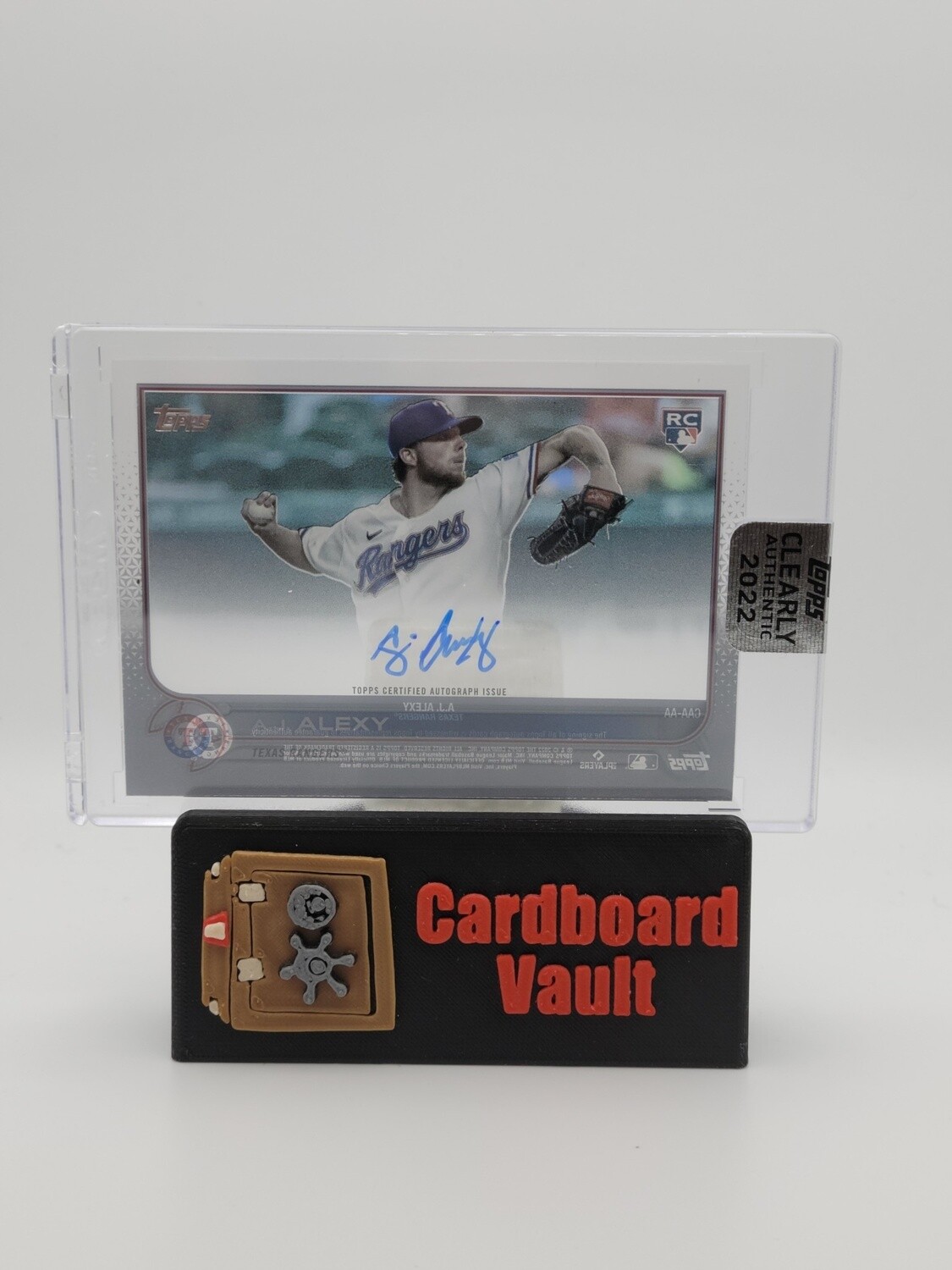2022 Topps Clearly A.J. Alexy  Autograph No. CAA-AA