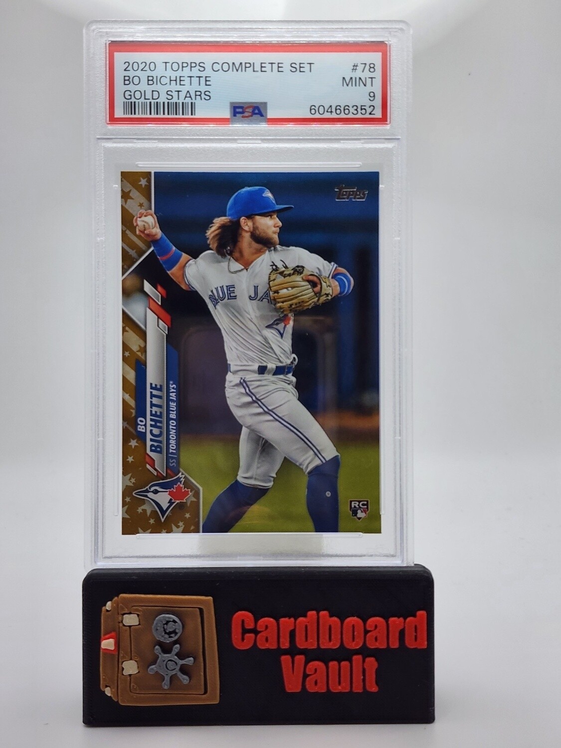 2020 Topps Complete Set Bo Bichette #78 Gold Stars PSA 9
