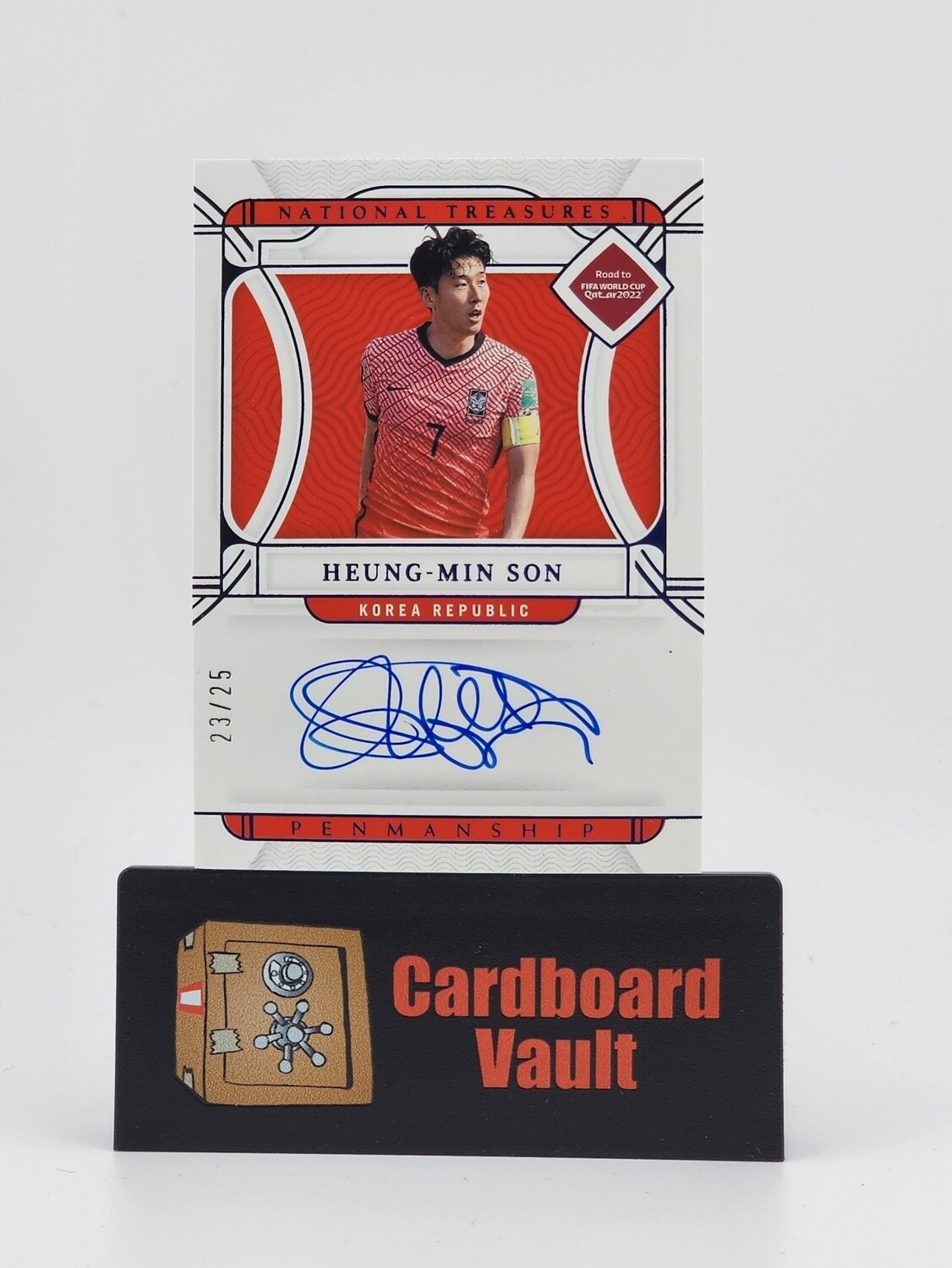 2022 National Treasures Penmanship Heung-Min Son Autograph #P-SON 23/25