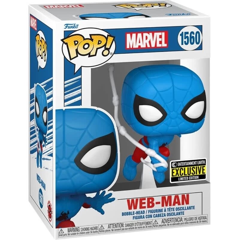 Spider-Man Web-Man 1560 Funko Pop! Entertainment Earth Exclusive