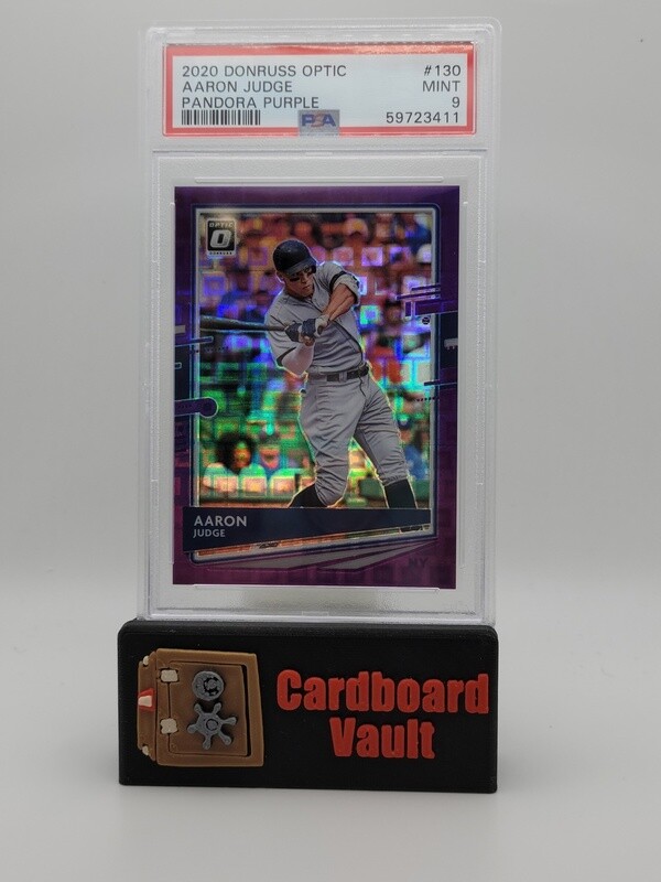 2020 Donruss Optic Aaron Judge #130 Pandora Purple 82/99 PSA 9 59723411