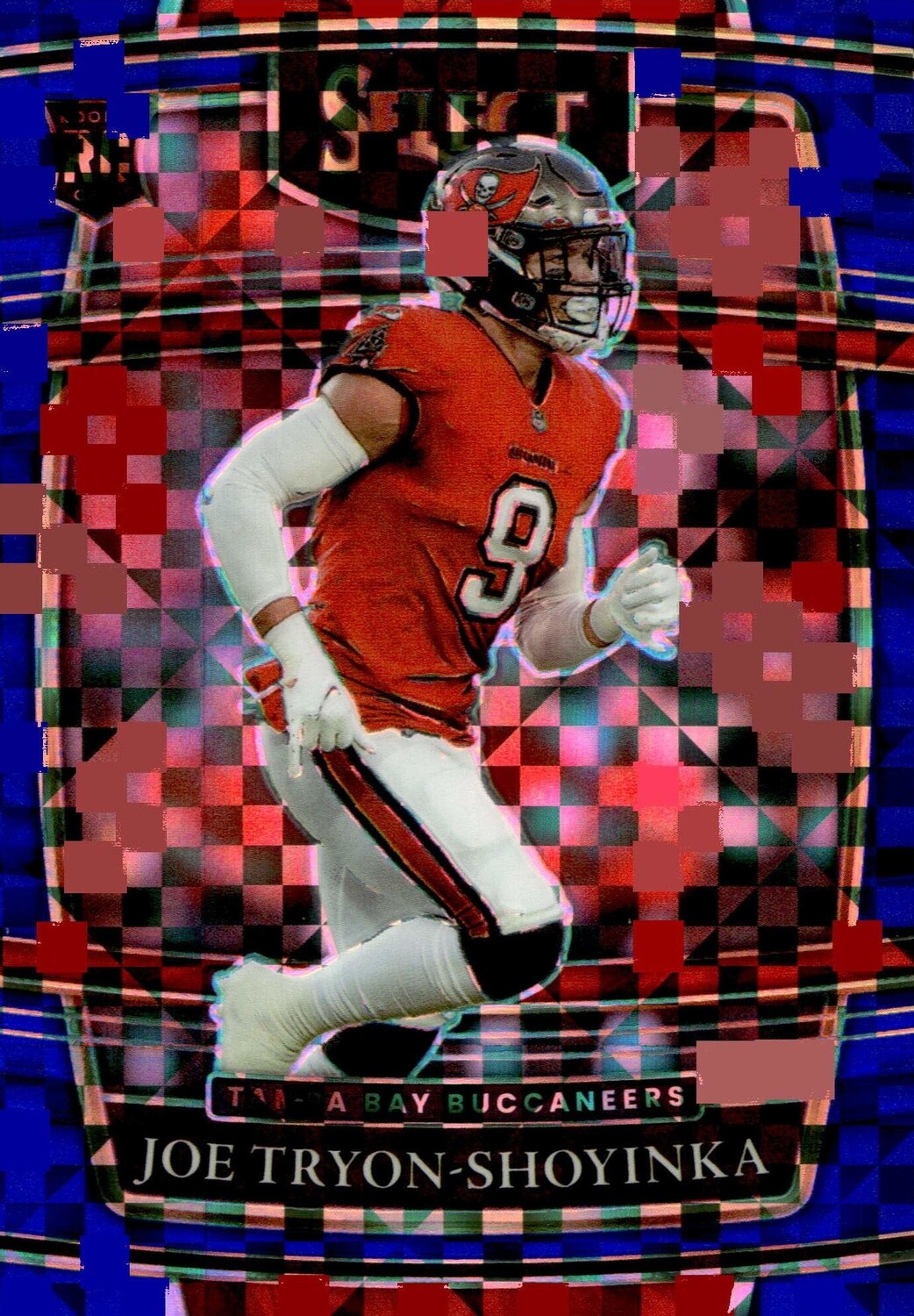 2021 Prizm Joe Tryon Shoyinka #89 Blue Checkerboard Prizm 094/199