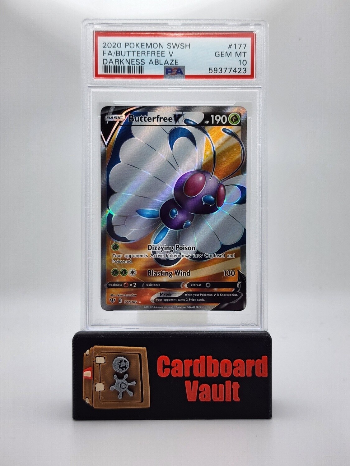 2020 Pokémon Butterfree V #177 PSA 10