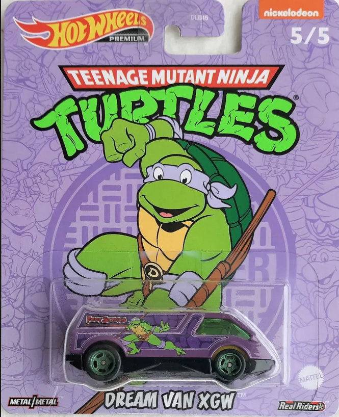 Hot Wheels Teenage Mutant Ninja Turtles Dream Van XGW 5/5