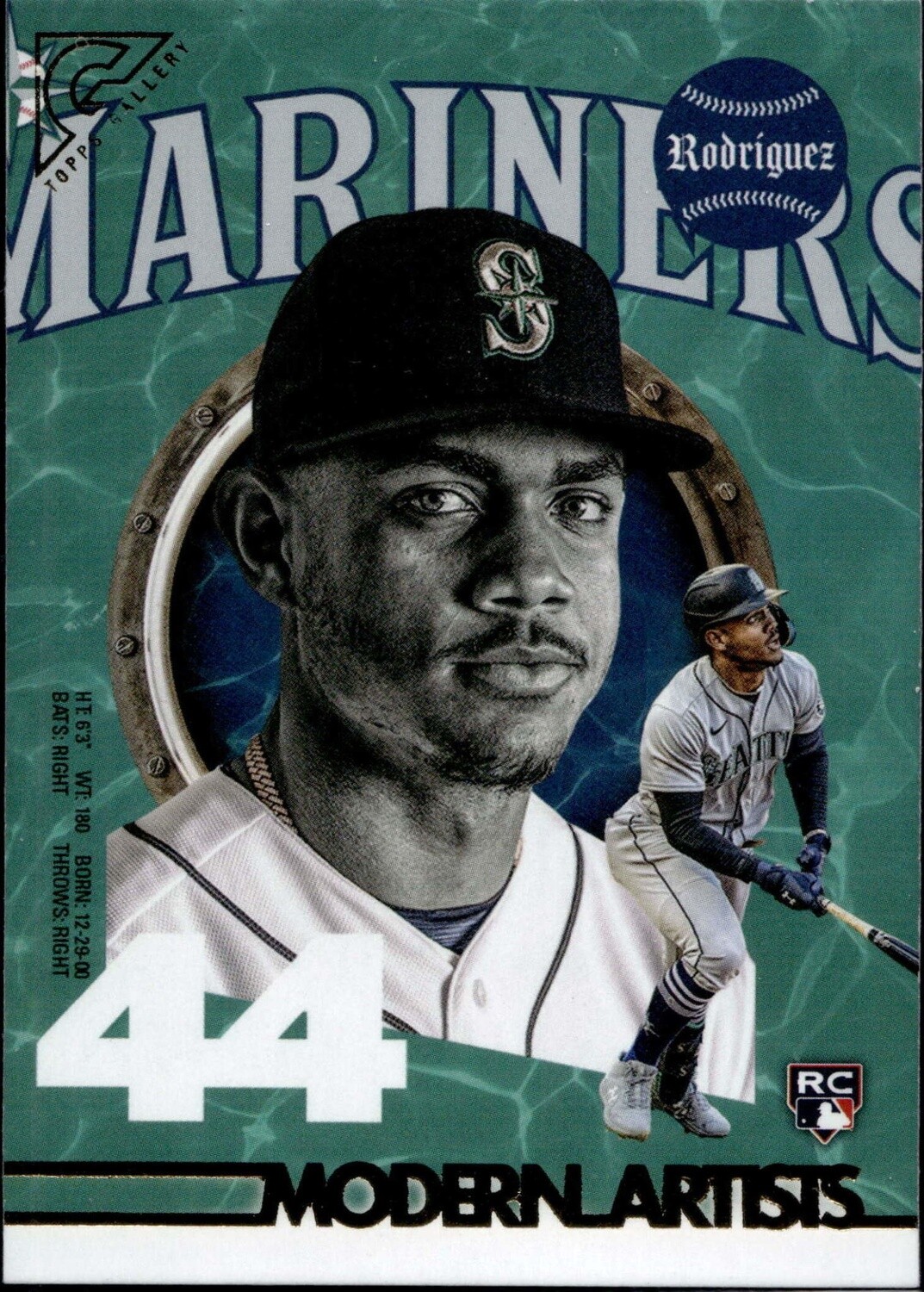 2022 Topps Gallery Modern Artists Julio Rodriguez #MA-24