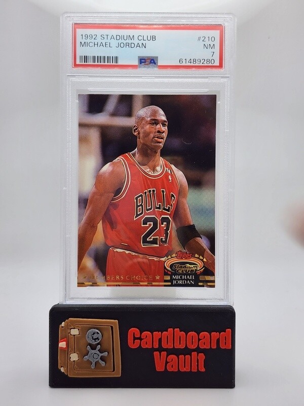 1992 Stadium Club Michael Jordan No. 210 PSA 7 61489280