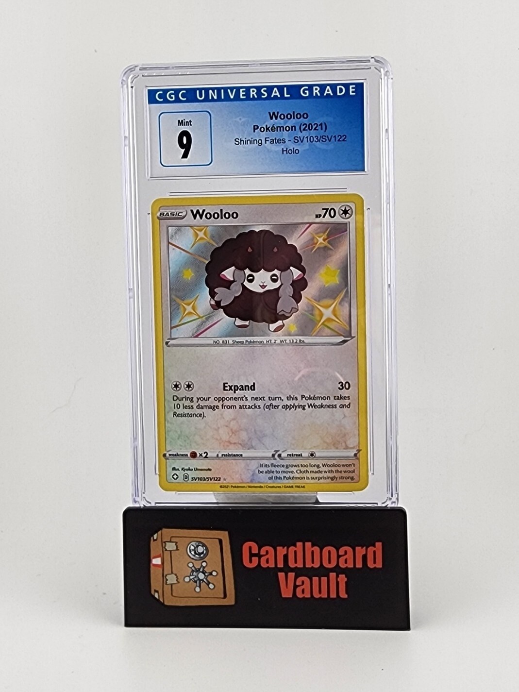 2021 Pokémon Wooloo Shining Fates Holo No. SV103 CGC 9 3911140105