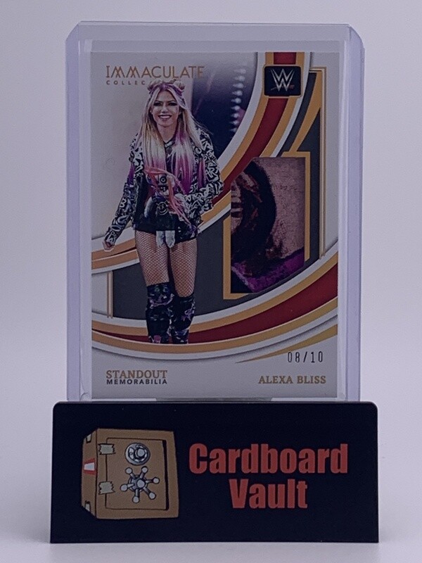 2022 Immaculate Alexa Bliss Standout Memorabilia #SM-ABS 08/10
