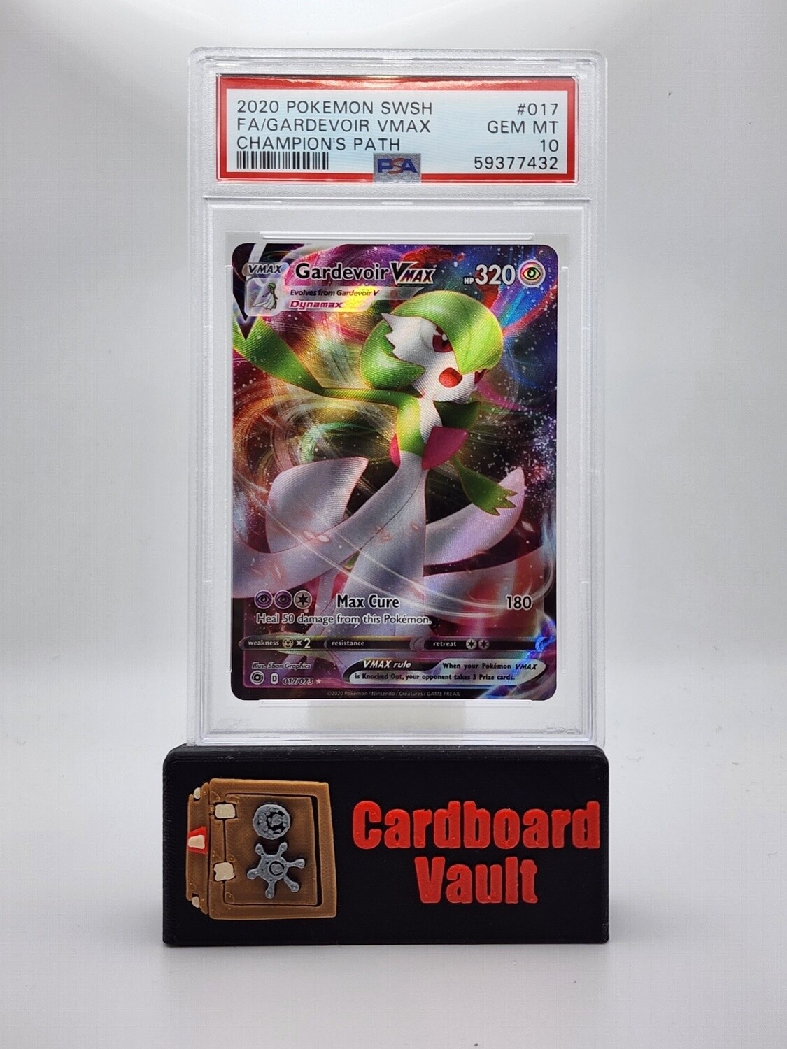 2020 Pokémon Gardevoir Vmax Full Art #017 PSA 10