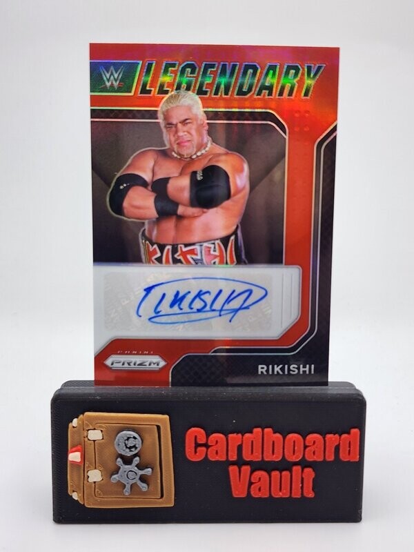 2022 Prizm Legendary Rikishi Autograph #LS-RKS Red Prizm 46/99