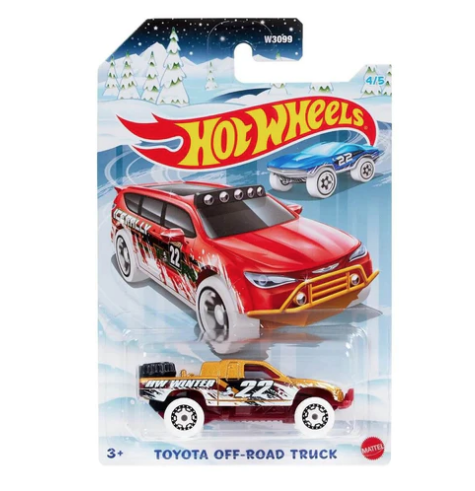 Hot Wheels Christmas 2022 Toyota Off-Road Truck 4/5