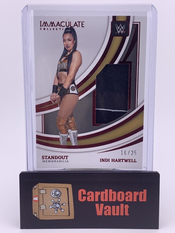 2022 Immaculate Standout Memorabilia Indi Hartwell 16/25
