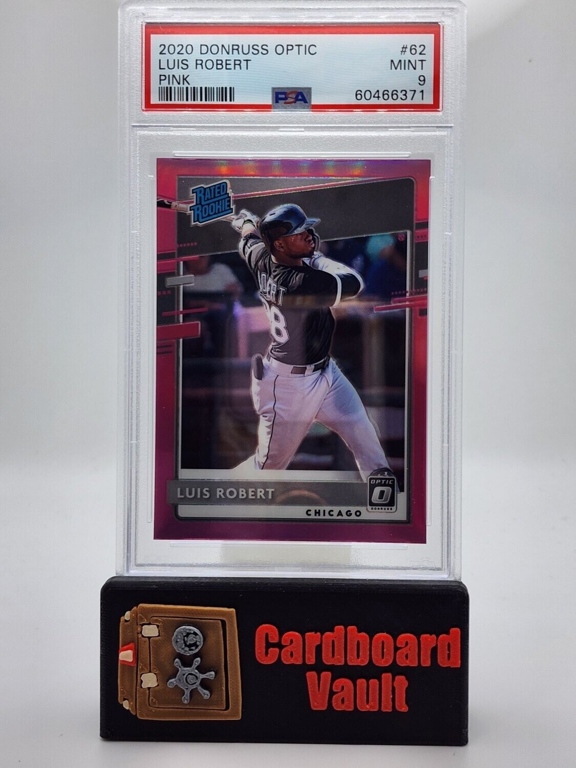 2020 Optic Rated Rookie Luis Robert #62 Pink PSA 9