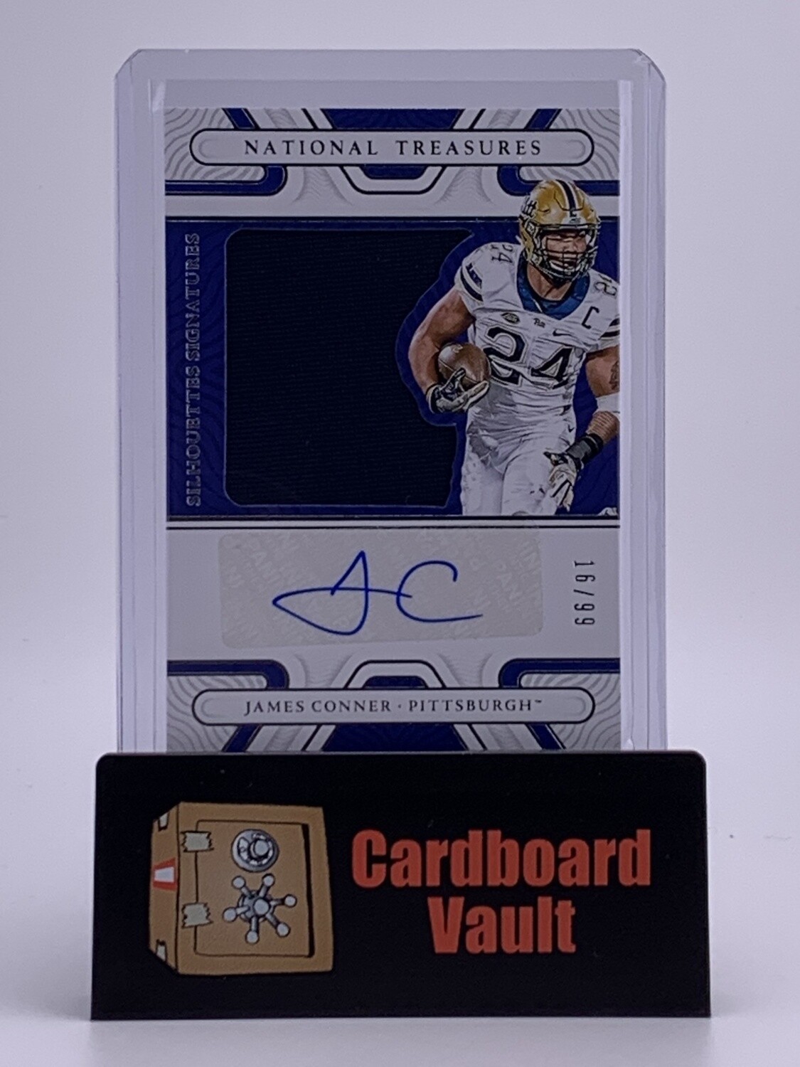 2022 National Treasures James Conner Silhouettes Signatures #SIL-JCO 16/99