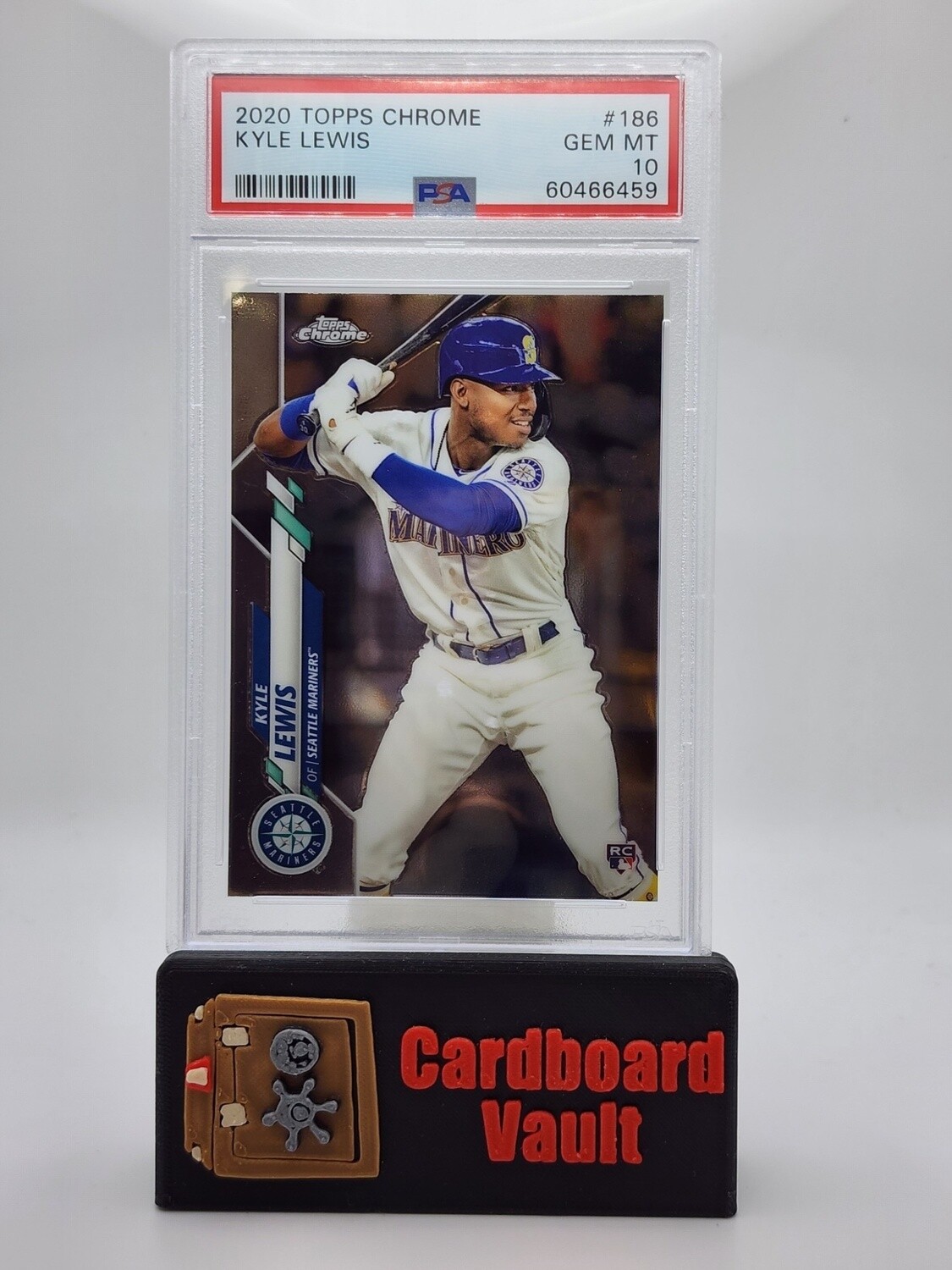 2020 Topps Chrome Kyle Lewis #186 PSA 10