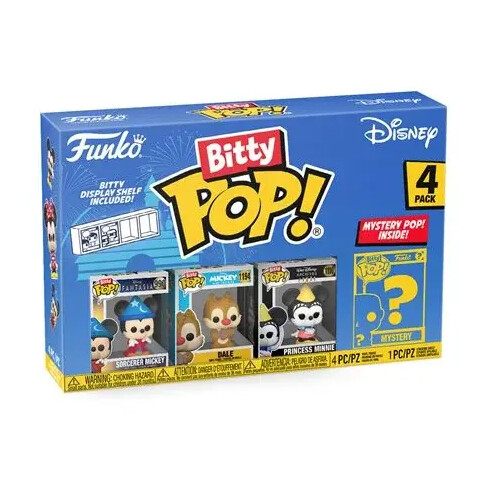 Disney Classics Bitty Pop! Mini-Figure Mickey/Dale/Princess Minnie