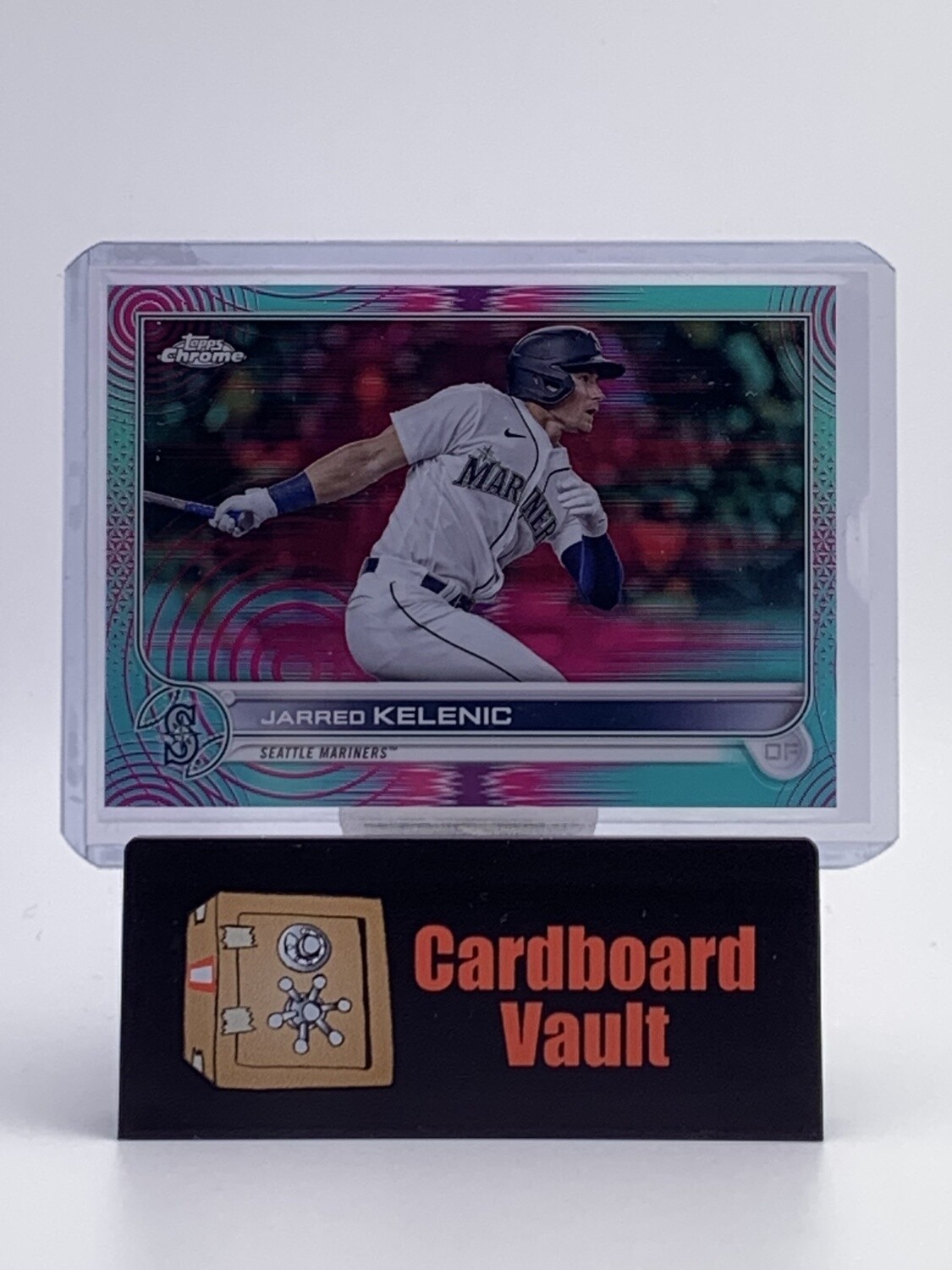 2022 Topps Chrome Jarred Kelenic #135 Aqua Pink Refractor 088/199