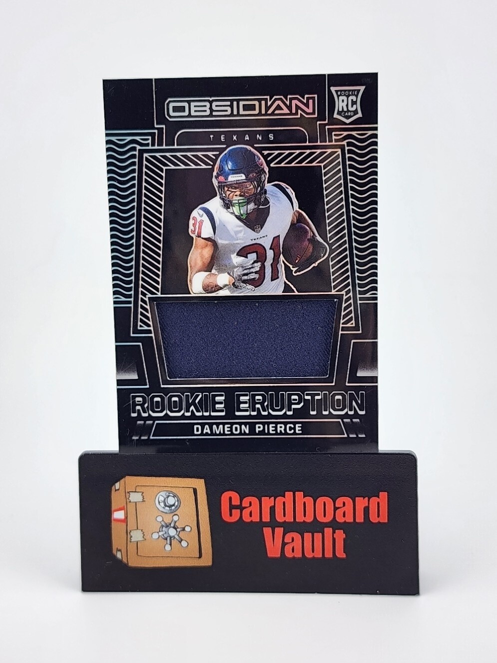 2022 Obsidian Dameon Pierce Rookie Eruption Patch #RE-DPI 009/100