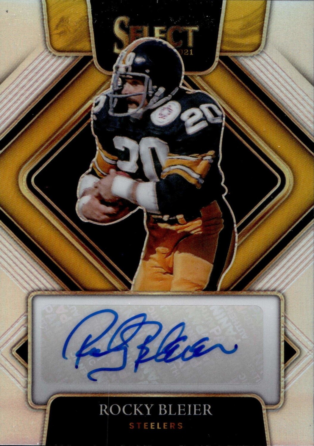 2021 Select Rocky Bleier Autograph #SIP-RBL 055/299