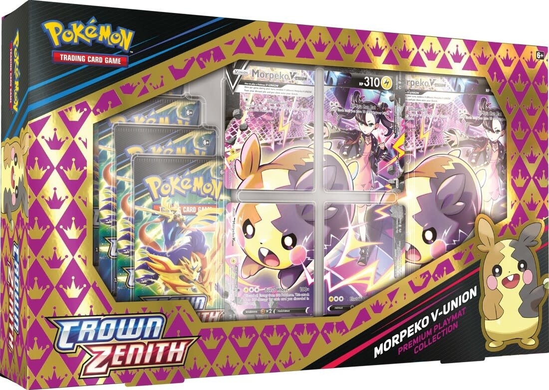 Pokemon Crown Zenith Premium Playmat Collection Morpeko V-Union