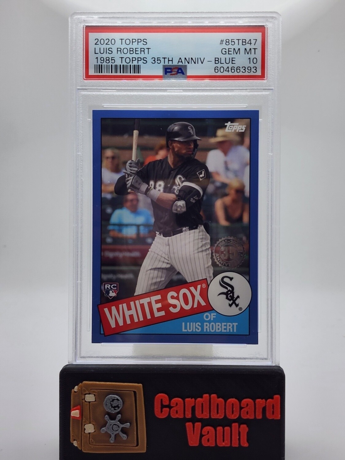 2020 Topps Luis Robert 1985 Topps 35th Anniversary #85TB-47 Blue PSA 10