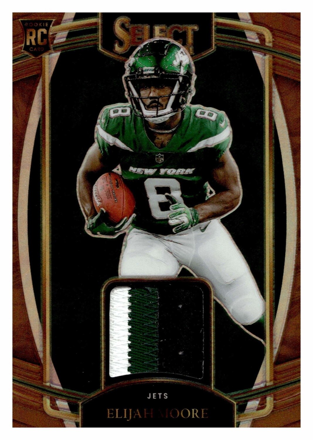 2021 Select Elijah Moore Tri Color Patch #RSW-EMO Copper 45/49