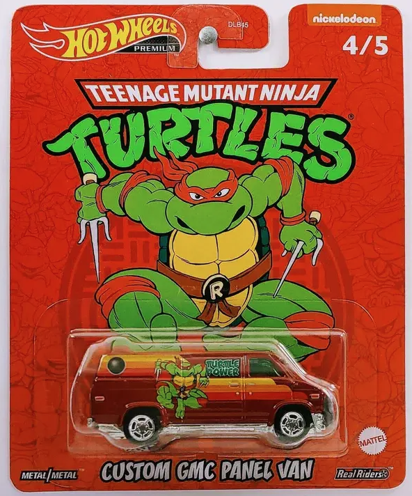 Hot Wheels Teenage Mutant Ninja Turtles Custom GMC Panel Van 4/5