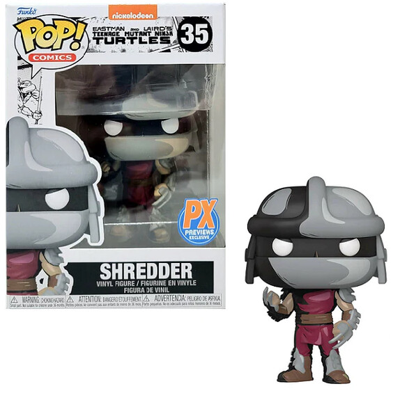 Teenage Mutant Ninja Turtles Comic Shredder Pop! Vinyl Figure - Previews Exclusive 35