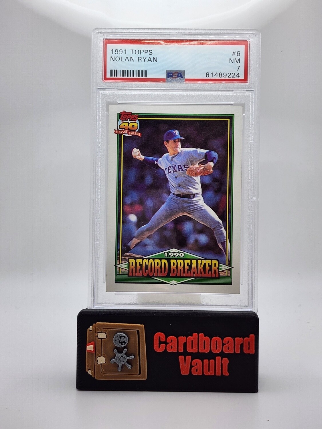 1991 Topps Nolan Ryan No. 6 PSA 7 61489224