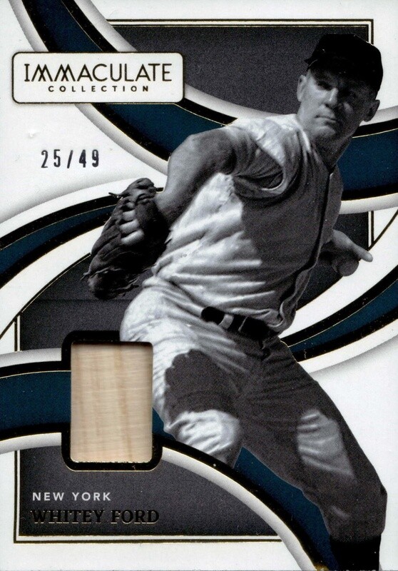 2022 Immaculate Legends Materials Whitey Ford Bat Relic #LM-WF 25/49