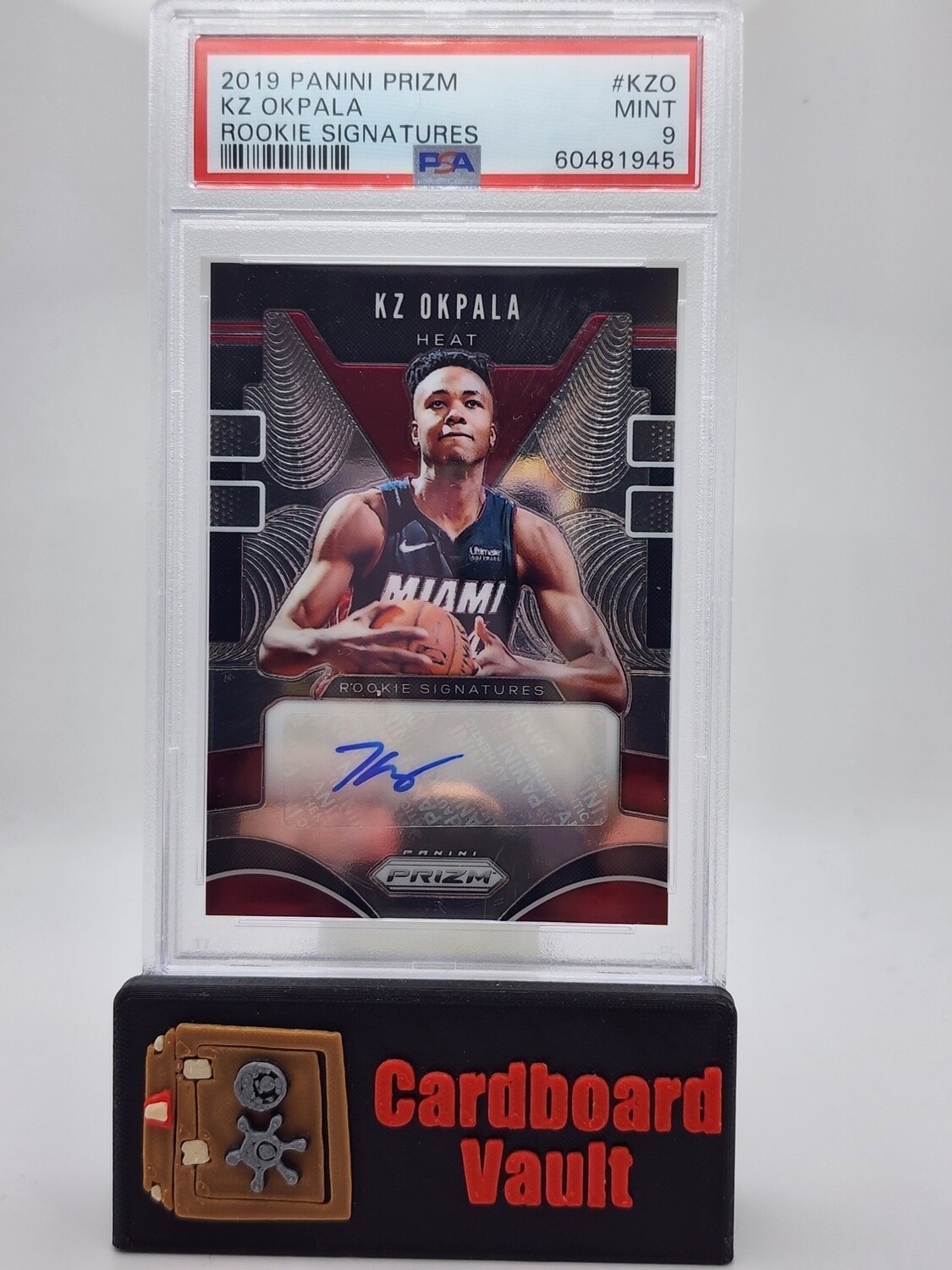 2019 Prizm Rookie Signatures KZ Okpala #RS-KZ0 PSA 9