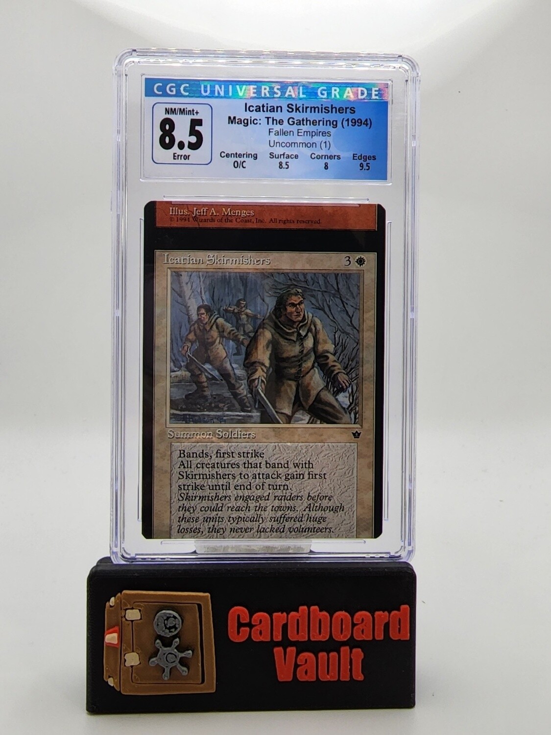 1994 Magic The Gathering Icatian Skirmishers Miscut CGC 8.5